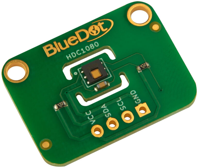 Image from the BlueDot HDC1080 board