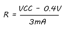 Minimum value for pull-up resistor